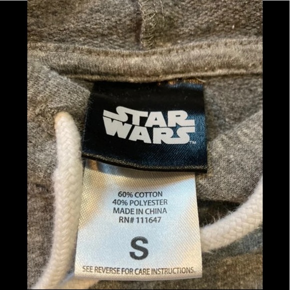 Star Wars hooded sweatshirt small unisex - Picture 7 of 7